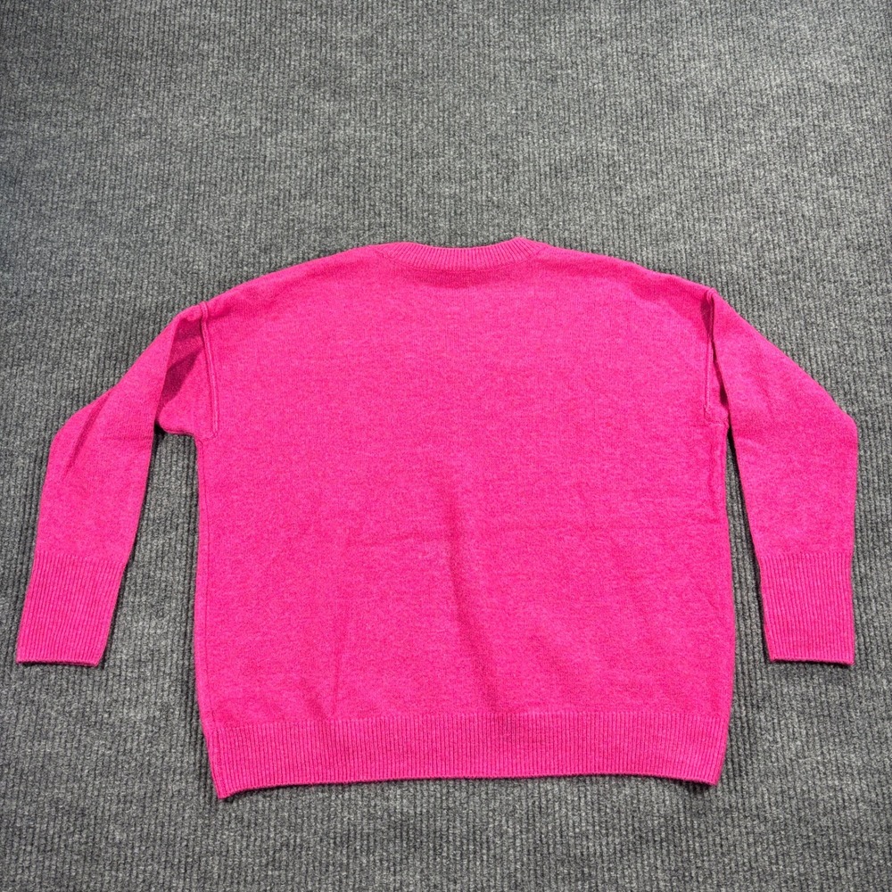 Vince Camuto Sweater Womens Small Pink Crew Neck Long Sleeve Knit - Picture 7 of 7